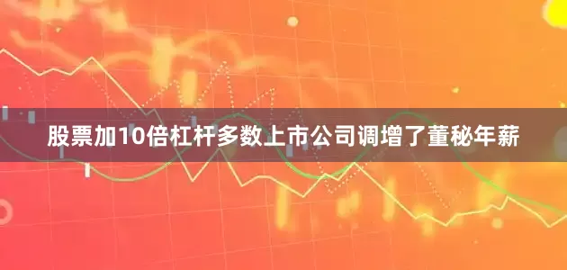 股票加10倍杠杆多数上市公司调增了董秘年薪