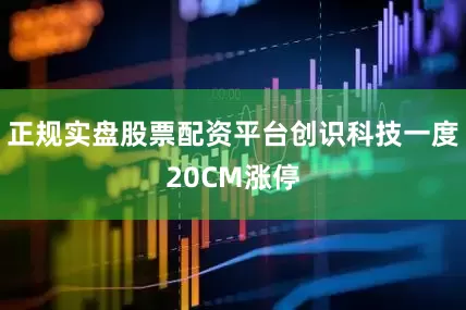 正规实盘股票配资平台创识科技一度20CM涨停